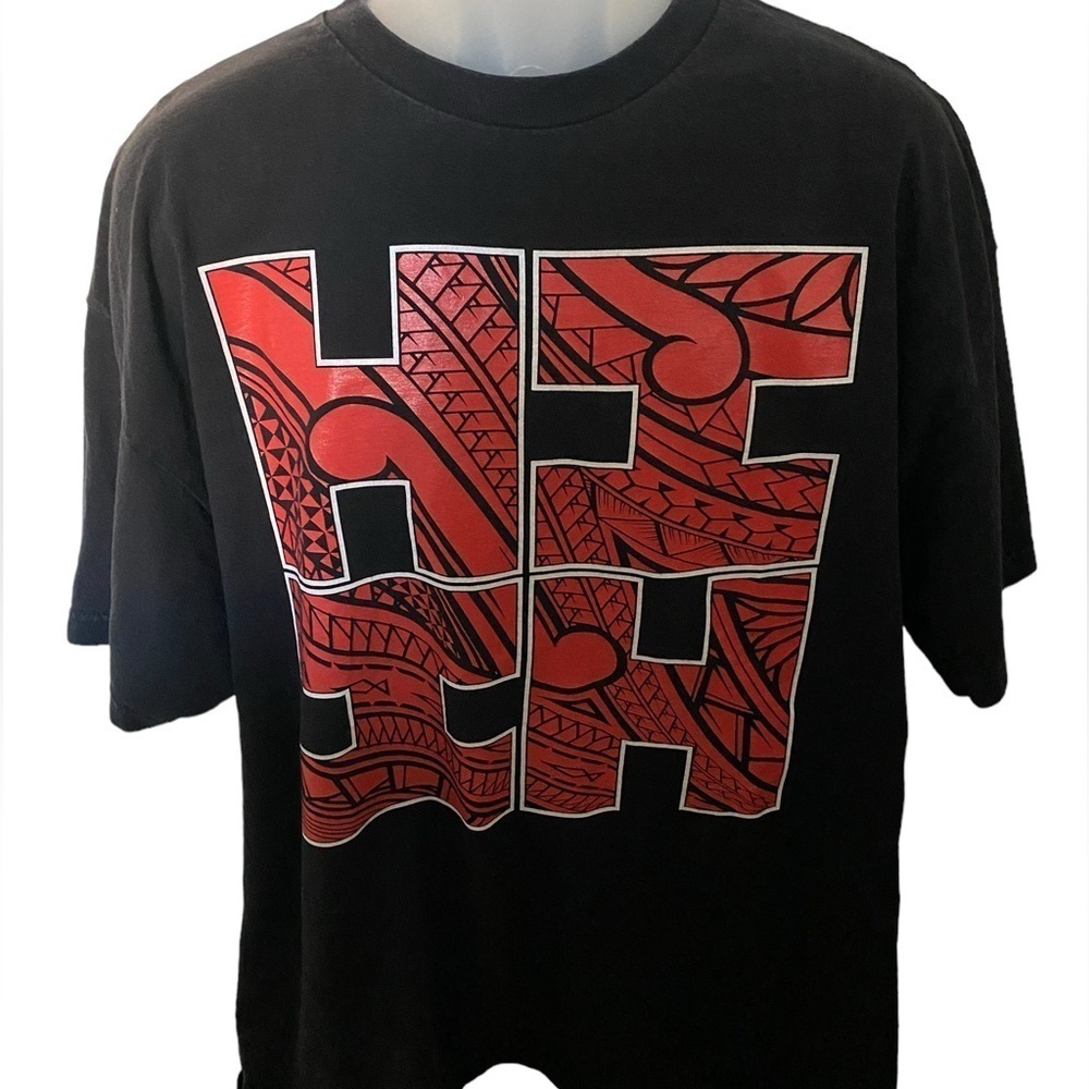 HAWAII’S FINEST “Jump Off Line 2016” Red & Black Logo Tee Shirt Men 2XL XXL